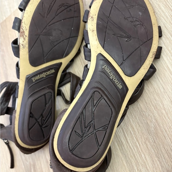 Patagonia Bandha Knot Sandals | Women’s 7 | Brown Leather Gladiator Strappy - Picture 5 of 7